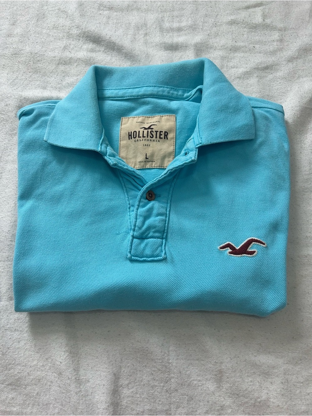 Vintage Teal Hollister Polo Size L